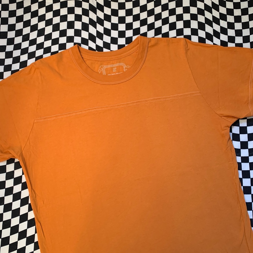 Big Bud Press Jr Varsity Tee in Orange Size Small